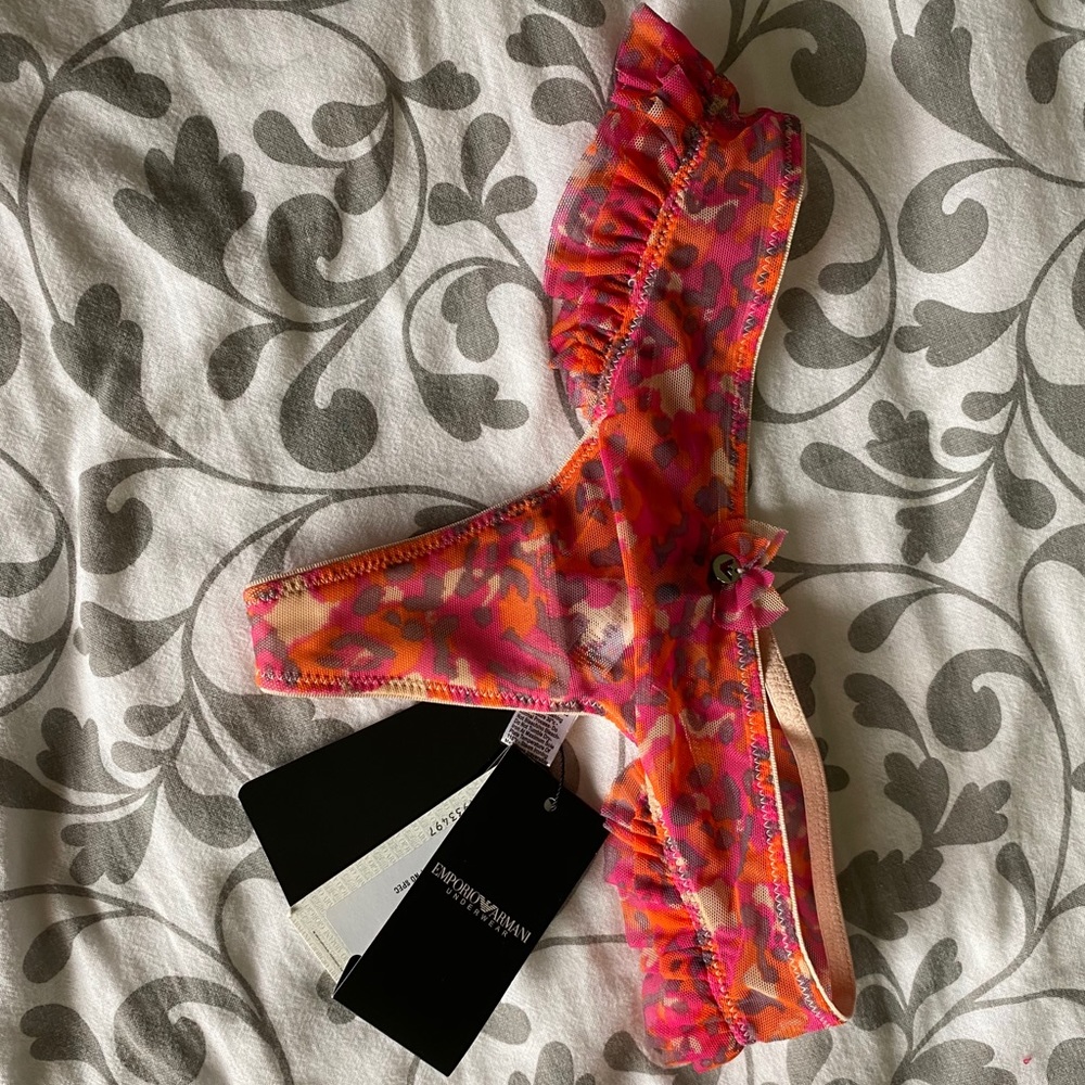 NWT Emporio Armani thong panties